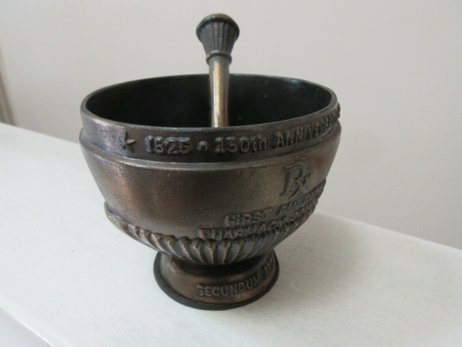 Mortar and Pestle, Brass , Pharmacy, Rx , American Journal of Pharmacy