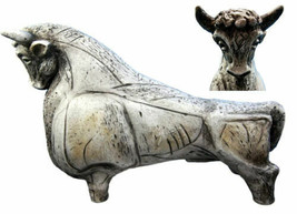 Large Cleveland Museum Bovine Bull Cow Statue By Viktor Schreckengost 18... - $161.99