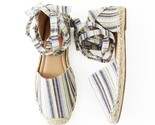 Layout yellow canvas ankle tie espadrille flat sandal 07 thumb155 crop