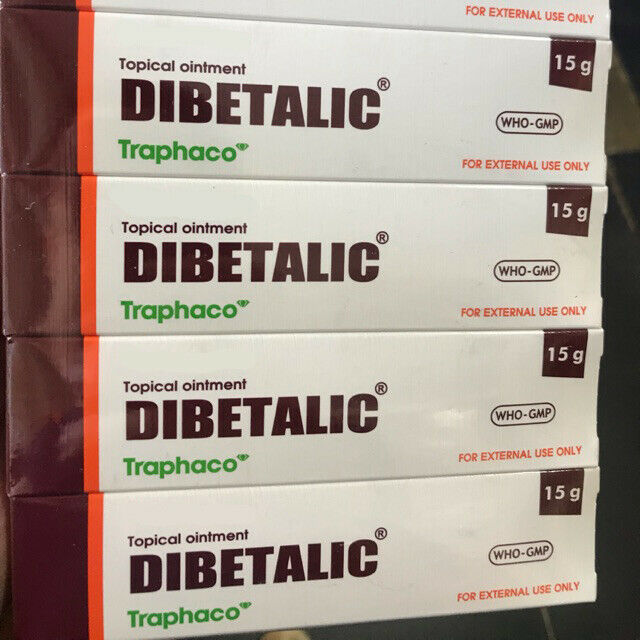 Dibetalic Ointment - Antifungal - dermatitis - 1 box - 10 pcs - 150 gr. Vietnam.