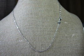 Origami Owl Chain (New) Silver Dainty Flat Oval Link 20-22" (CN5047) - $18.25