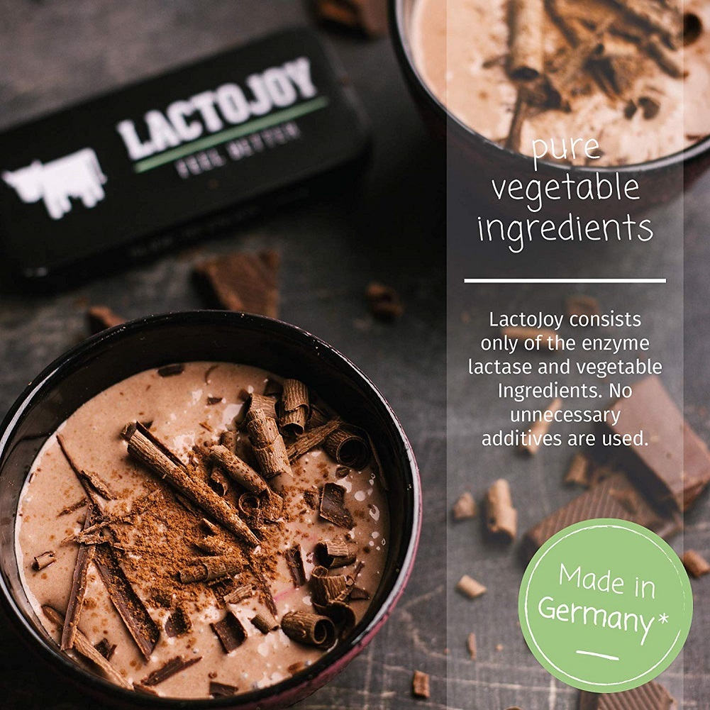 LactoJoy Lactase Pills I Powerful Lactase Enzymes for Lactose