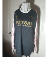 Pele Soccer Jersey Sweatshirt athletic shirt Legond Size L  Long Sleeve NWT - $37.01