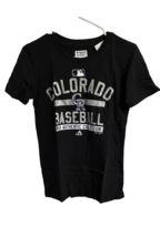 Majestic Ragazzi Colorado Rockies Sul Campo Property Girocollo T-Shirt, ... - $14.83