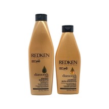 Redken Diamond Oil Shampoo 10.1 Oz & Conditioner 8.5 Oz Set - $33.44