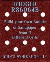 Build Your Own Bundle RIDGID R86064B 1/4 Sheet No-Slip Sandpaper 17 Grits - $0.99