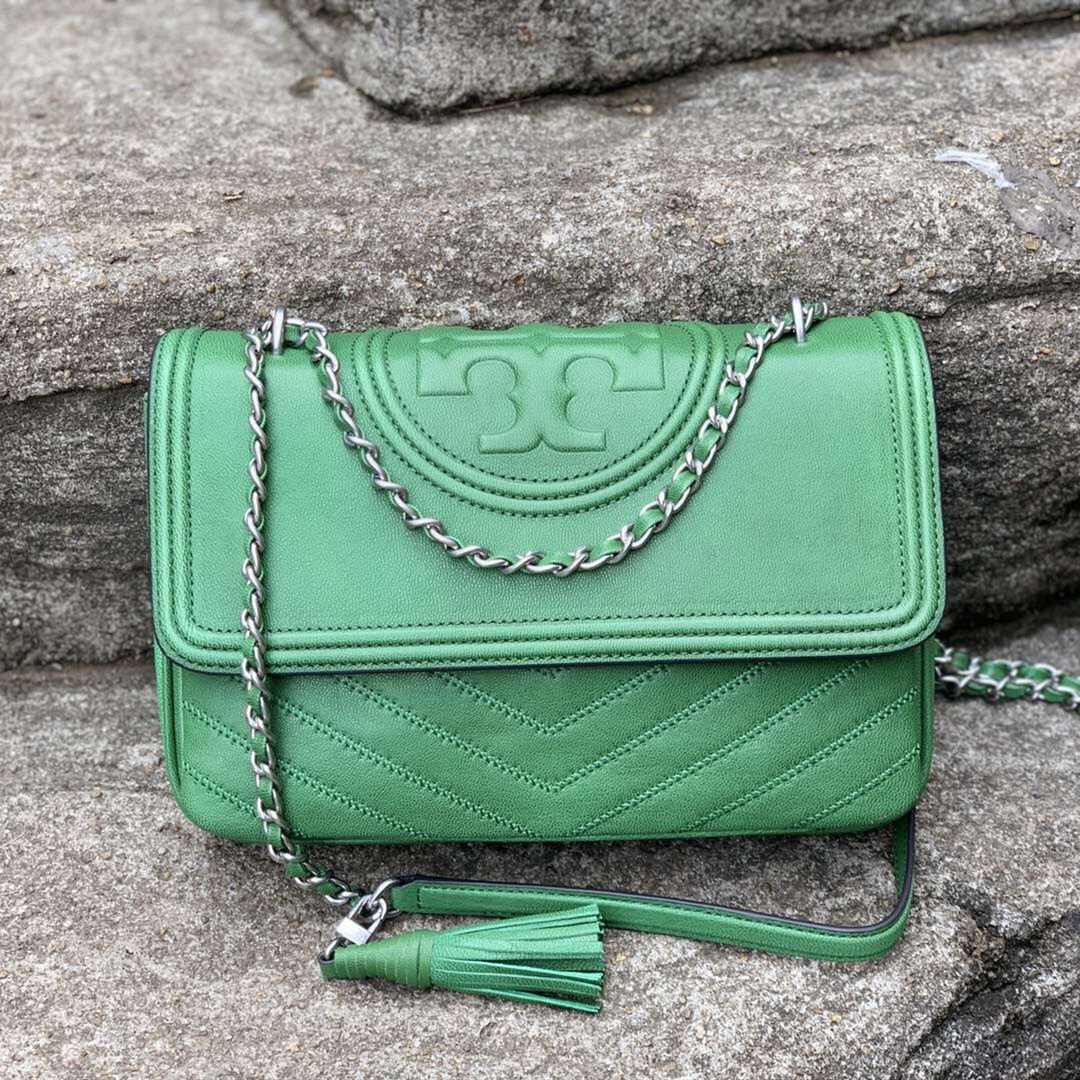 New Tory Burch Fleming Distressed Convertible Shoulder Bag Handbags & Purses