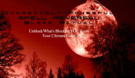 POWERFUL SPELL REVERSAL BLOOD RITUAL - IF YOUR SPELLS AREN&#39;T WORKING FOR... - $866.76