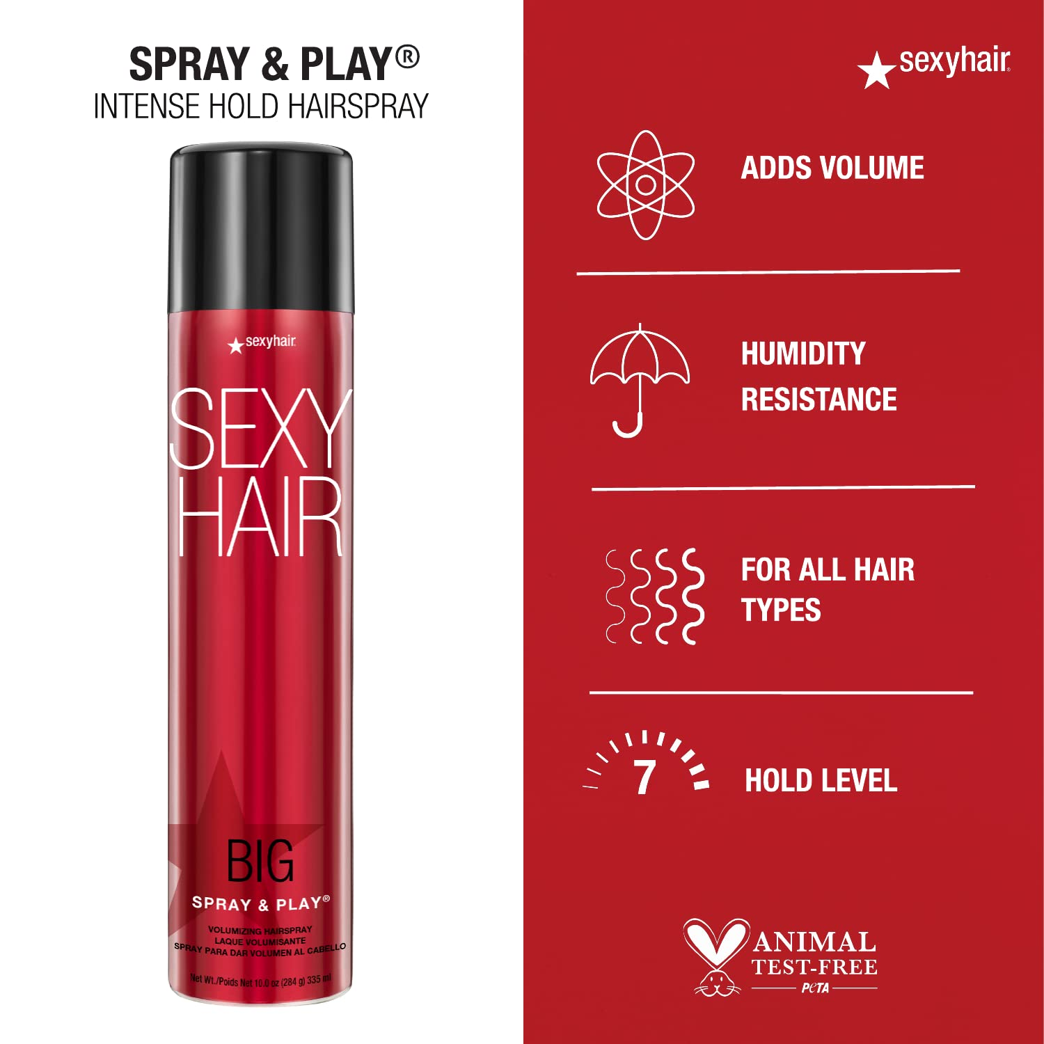 Big Sexy Hair Spray And Play Volumizing Hairspray 10 Fl Oz Sexy Hair 4880