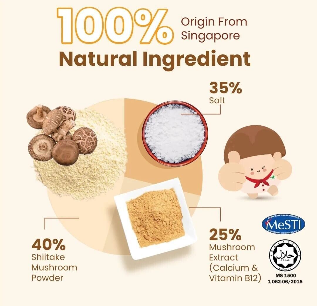 Love Earth NATURAL & HEALTHY MUSHROOM SEASONING 150g 4 bottles x 150g