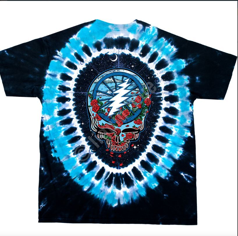 Grateful Dead - Batik Steal Your Face Long Sleeve T-Shirt - Medium