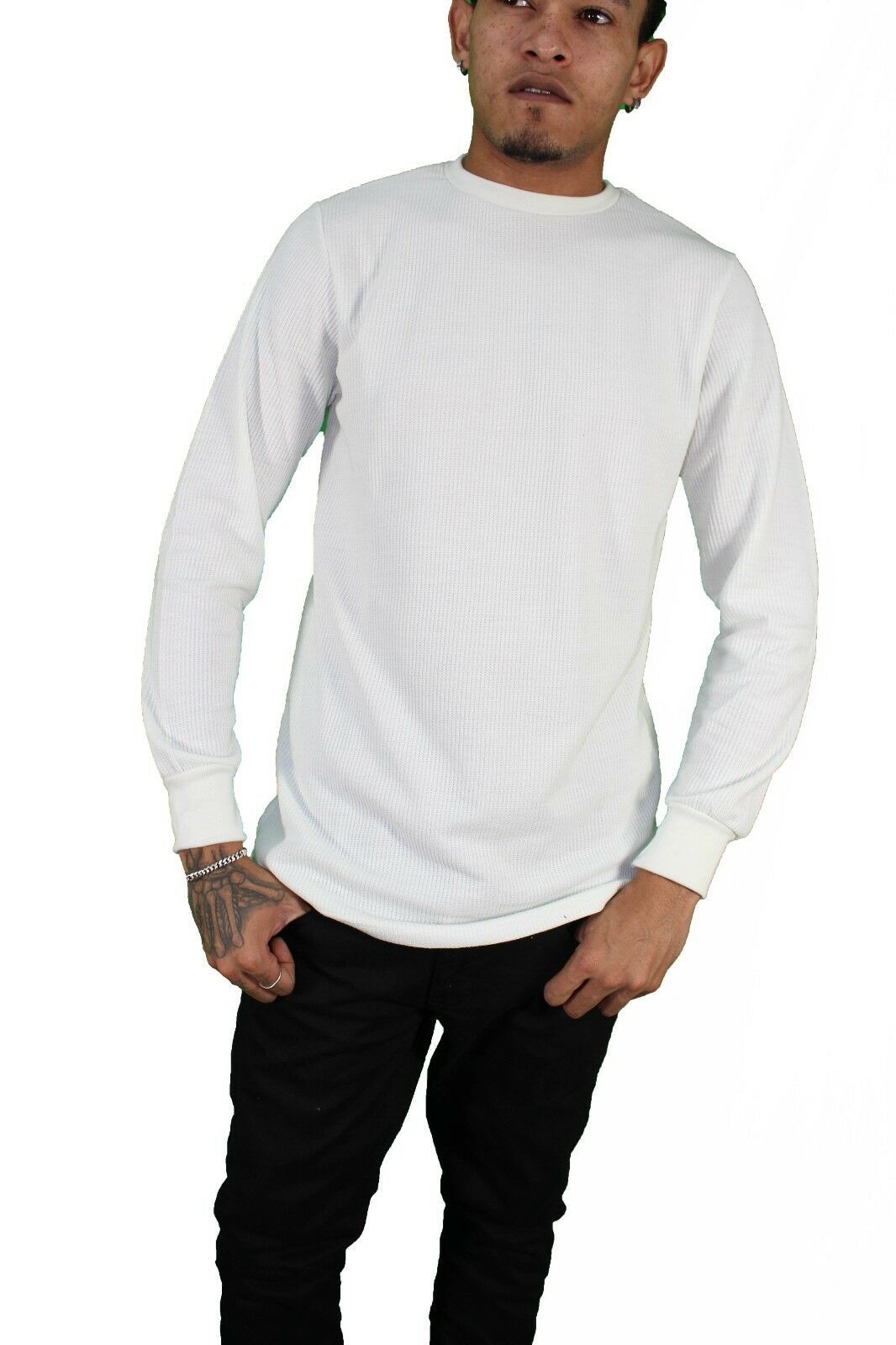 heavyweight waffle thermal shirt