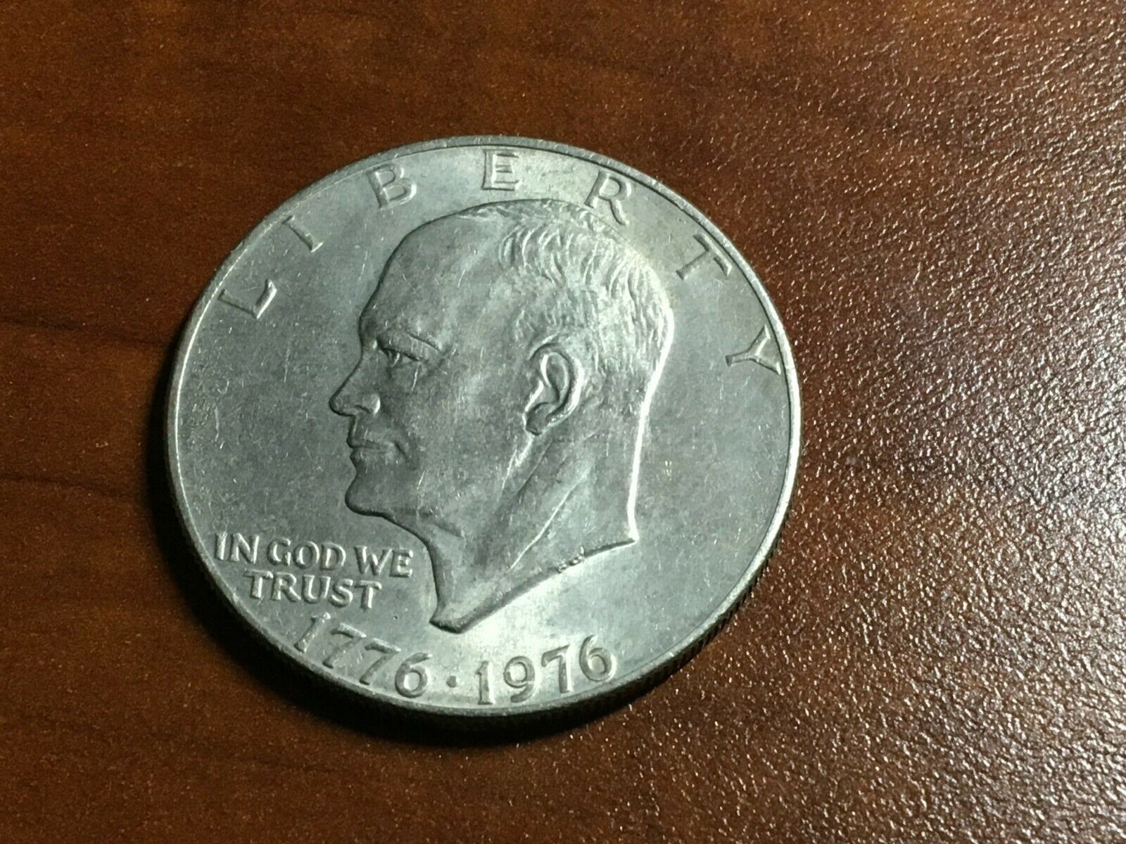 1776-1976 Eisenhower Liberty Bell Moon Silver One Dollar US ...