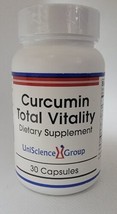 Curcumin Total Vitality 30 capsules~ Uniscience Group~ BB:09.2022 image 1