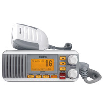 Uniden UM385 Fixed Mount VHF Radio - White - $154.68