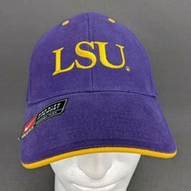 Nike LSU Tigers Stretch Fit Hat Purple Team Cap Swoosh Flex Embroidered - $17.37