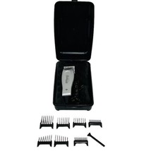 Vintage Oster Sunbeam Adjustable Electric Hair Clippers 7 Guides Case - $28.47