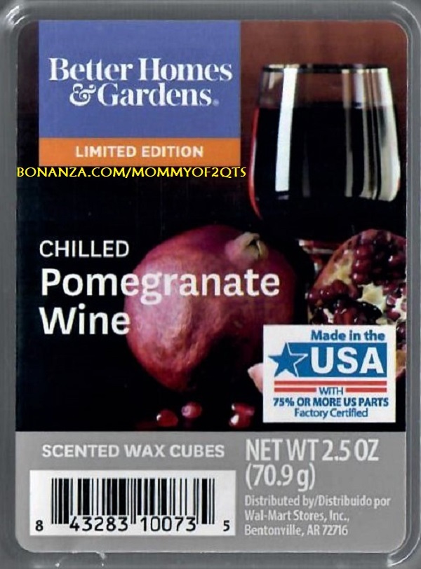 Better Homes And Gardens Chilled Pomegranate Wine Candle