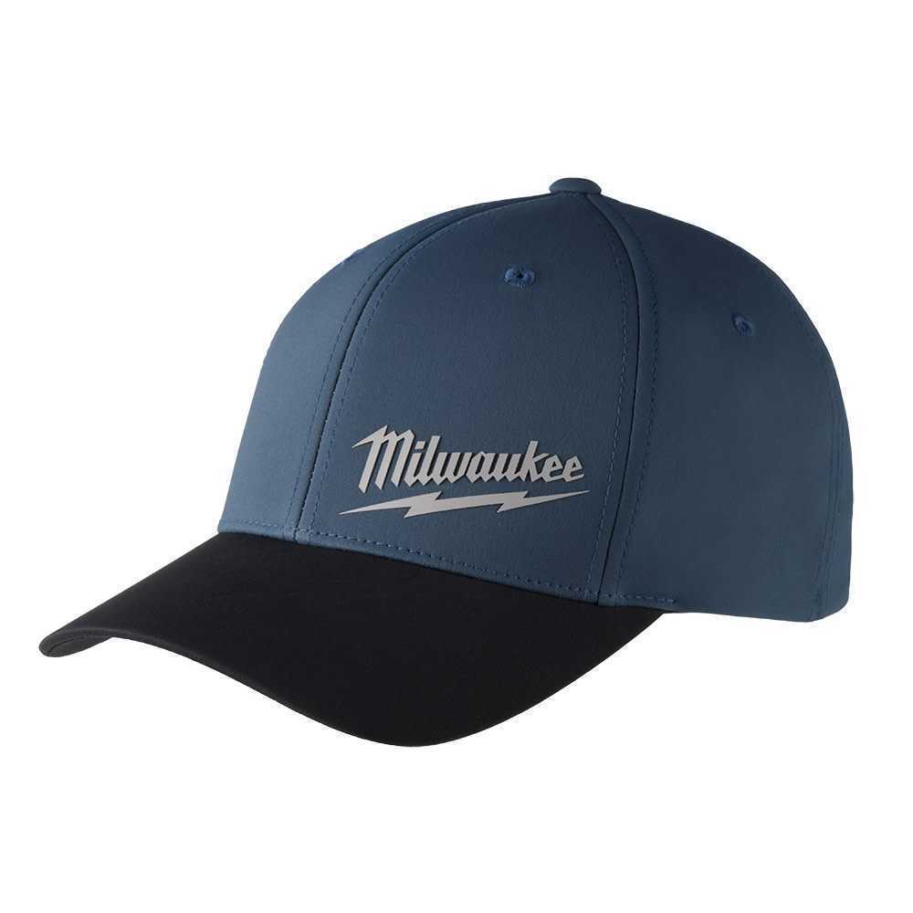 Milwaukee 507BL-LXL WORKSKIN Performance Blue Fitted Hat - Large/XL