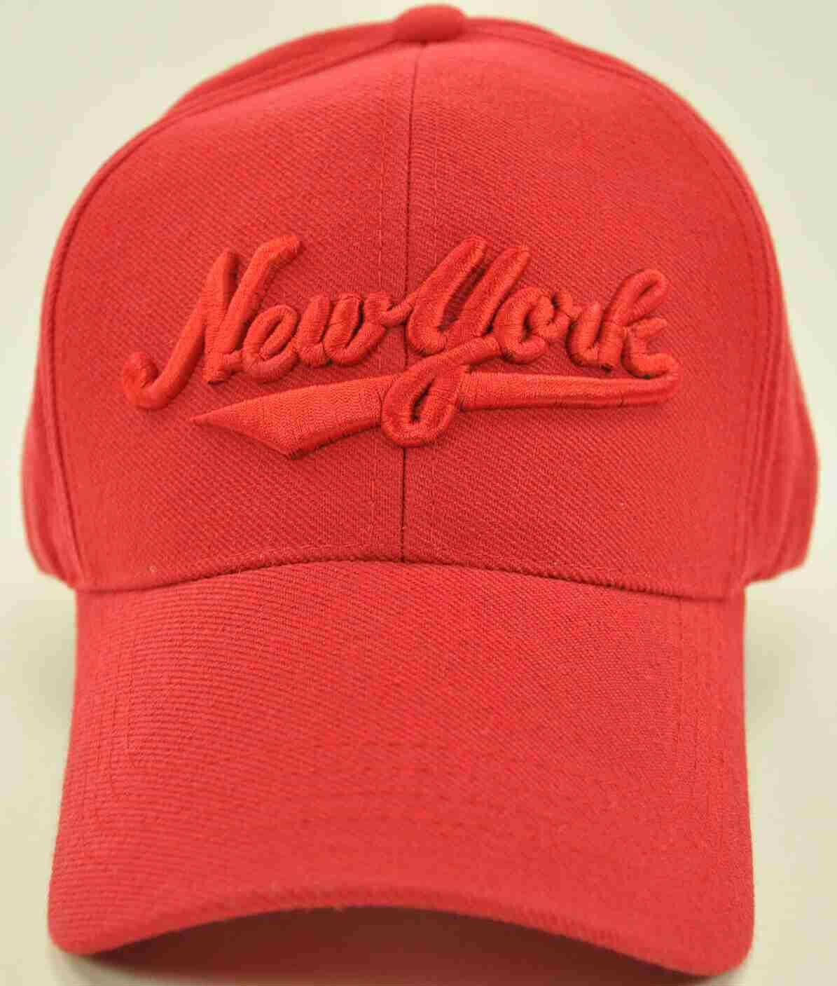 NEW! NY NEW YORK CITY NY CAP HAT N1 RED Men's Hats