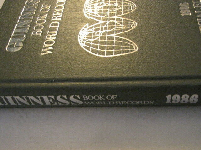 Guinness Book Of World Records 1986 Special Edition HB Trivia Vintage 