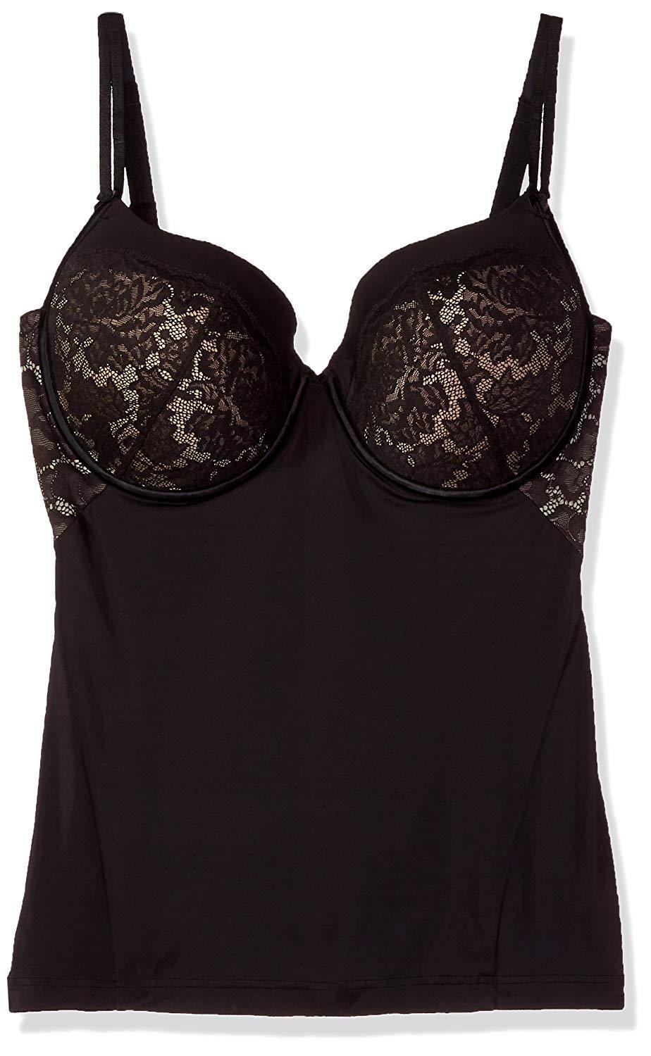 Maidenform BLACK COMBO Firm Foundations Love the Lift Cup Camisole, US ...