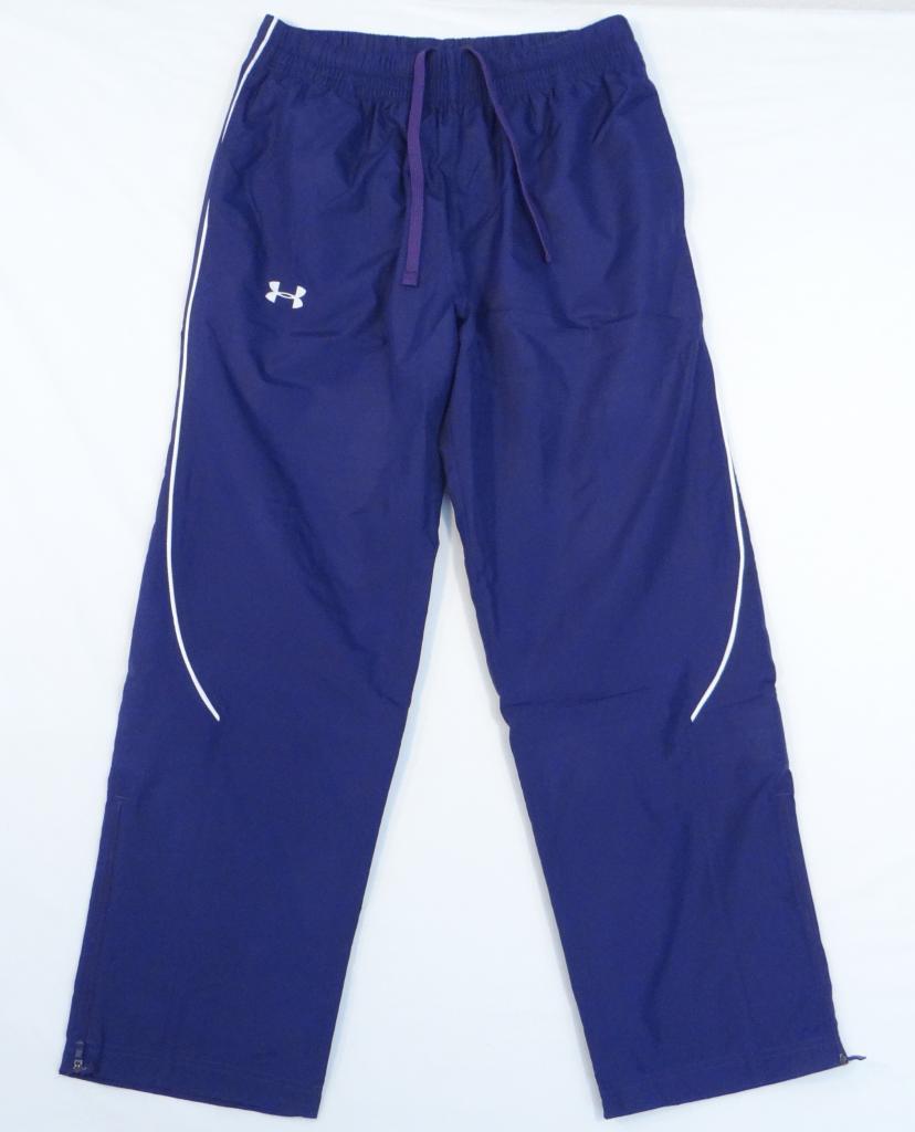 Under Armour All Season Gear Loose Fit Purple Mesh Lined Track Pants ...