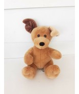Build A Bear Plush Puppy Dog Brown Sugar Stuffed Animal Toy Dark Ear &amp; T... - $11.30