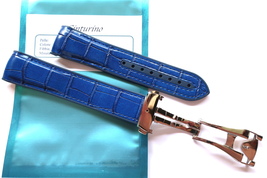 Pure Blue strap 22mm Rubber Watchband - Compatible Omega Planet Ocean PO 8500  - $86.00