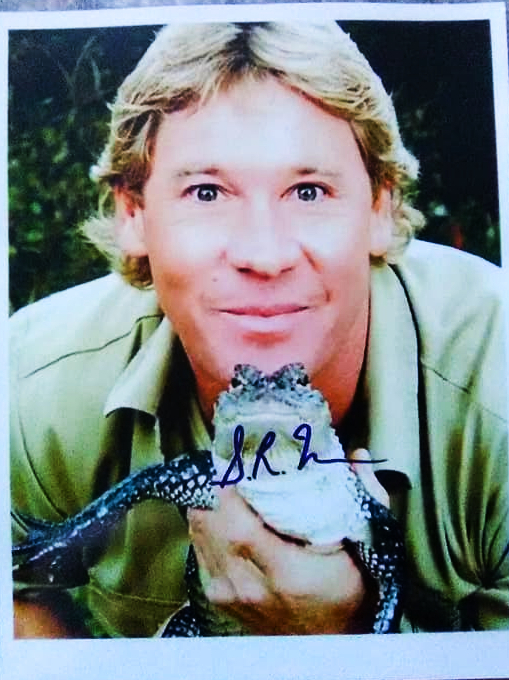 STEVE IRWIN Signed Photo COA - Photographs