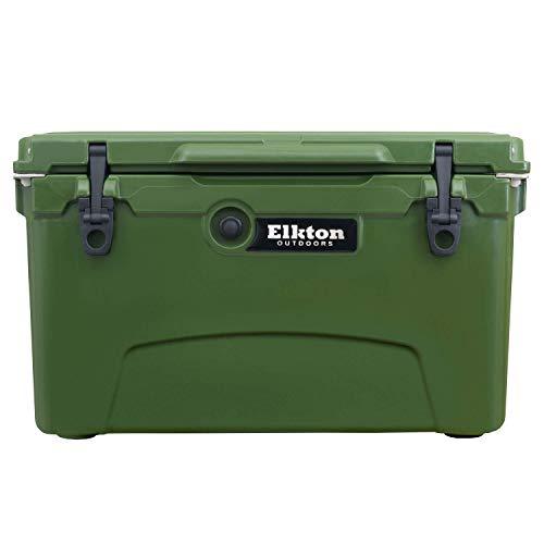 Elkton Outdoors Ice Chest Heavy Duty High Performance Roto Molded