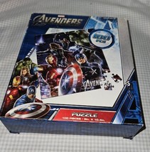 Marvel Avengers 100 Pc Jigsaw Puzzle Ironman Hulk Capt America Activity New - $6.89