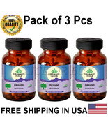 Pack of 3 ORGANIC INDIA Brahmi 60 Caps for Mental Fitness:Improves Conce... - $23.74