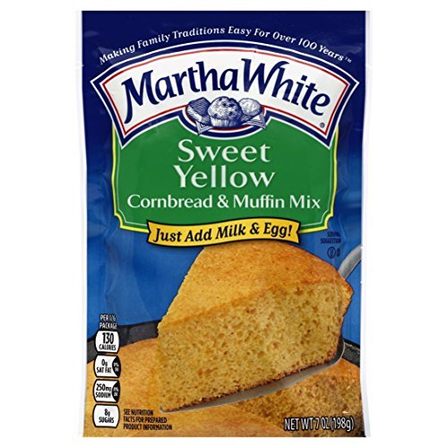 Martha White Sweet Yellow Cornbread and Muffin Mix, 7 oz - Fruit Seeds