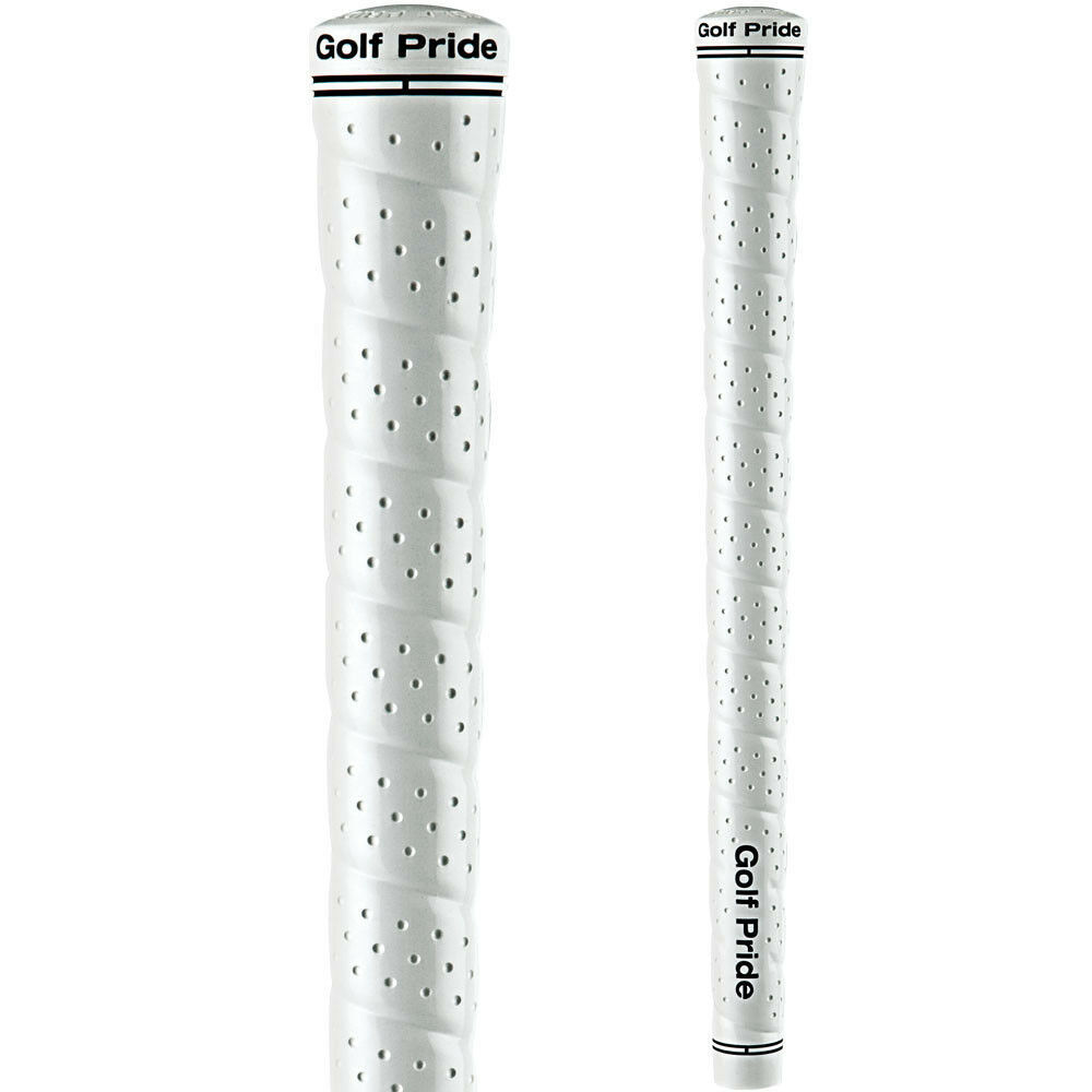 NEW GOLF PRIDE TOUR WRAP 2G MIDSIZE WHITE GOLF GRIP +1/16 MIDSIZE Grips