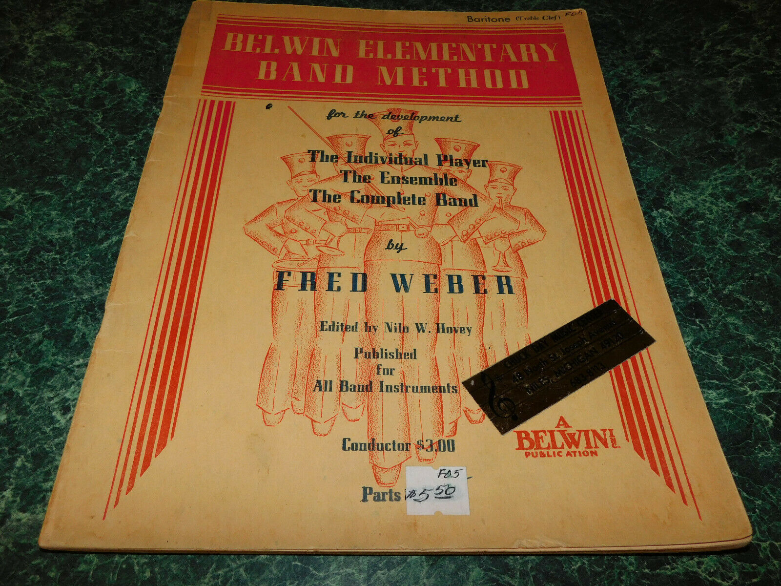 Belwin Elementary Band Method: B-flat Tenor Saxophone Book | Sheet Music