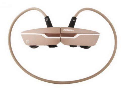 Back-Headphone Sport Bluetooth Headset Fashion Wireless Headset Golden