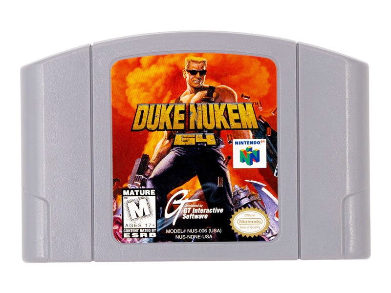 Duke Nukem 64 Game Cartridge For Nintendo 64 N64 USA Version