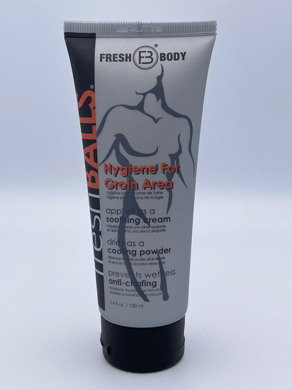 Fresh Body Hygiene for Groin Area Soothing Cooling AntiChafing Crème 3