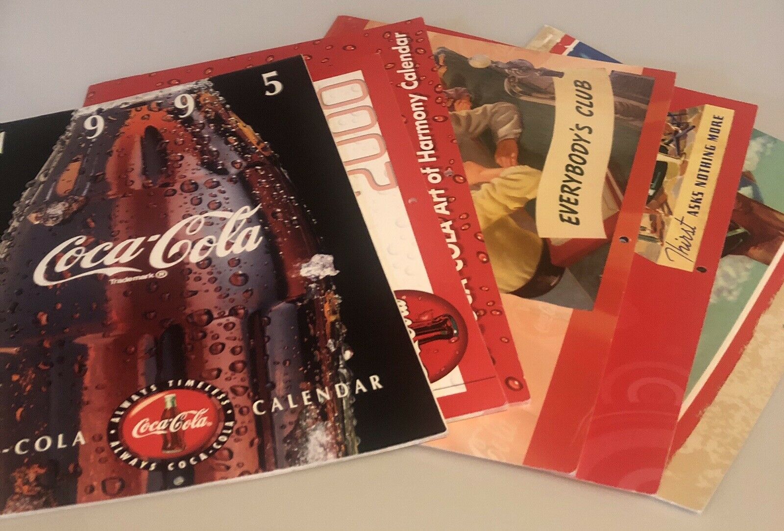 Primary image for Lot Of 6 Coca Cola Calendars