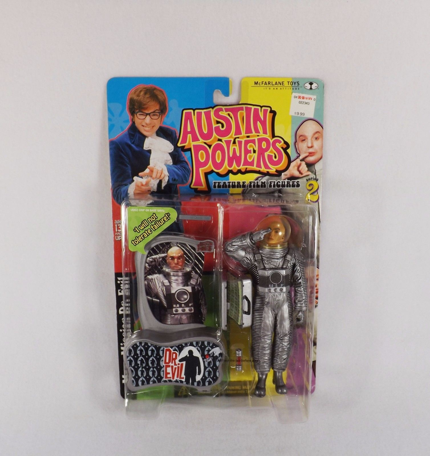 Primary image for VINTAGE NEW IN PACKAGE-MOON MISSION DR EVIL-AUSTIN POWERS ACTION FIGURE
