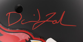 David Johnson Signed Full Size Helmet Cardinals Black Custom Matte JSA image 2