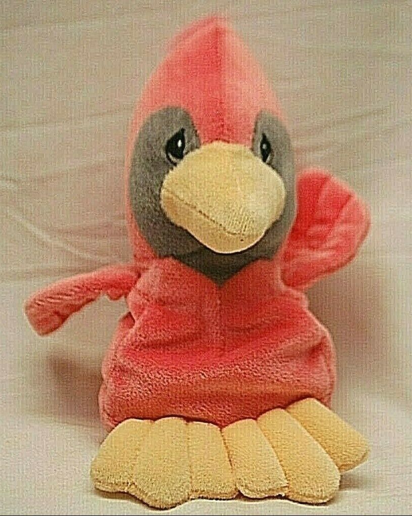Tender Tails Plush Toy Red Cardinal Bird Multi Colors Precious Moments Enesco - $14.84