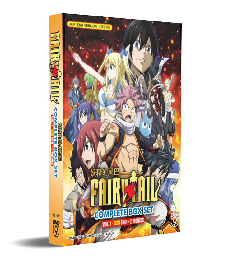 Anime Fairy Tail Complete Box Set Vol End Movies Dvd Extra Gift Dvds Blu Ray