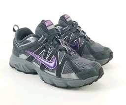 Nike Air Alvord Woman Size 7.5 Purple Gray Trail Hiking Athletic (unglued sole) - $27.15