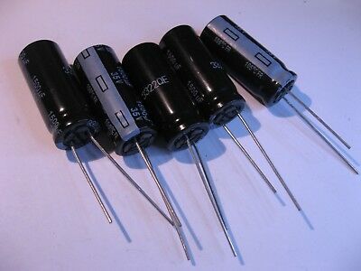 Panasonic 390uF 50V Radial Lead Electrolytic Capacitor USA Seller