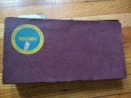 Vintage 1953 Scrabble Tile Game Selchow & Richter Co. Complete 100 tiles - $10.88