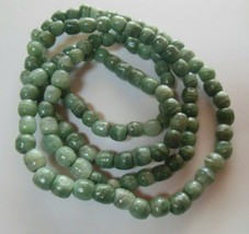 TRADE BEADS Sea Green Glass 32&quot; - $130.00