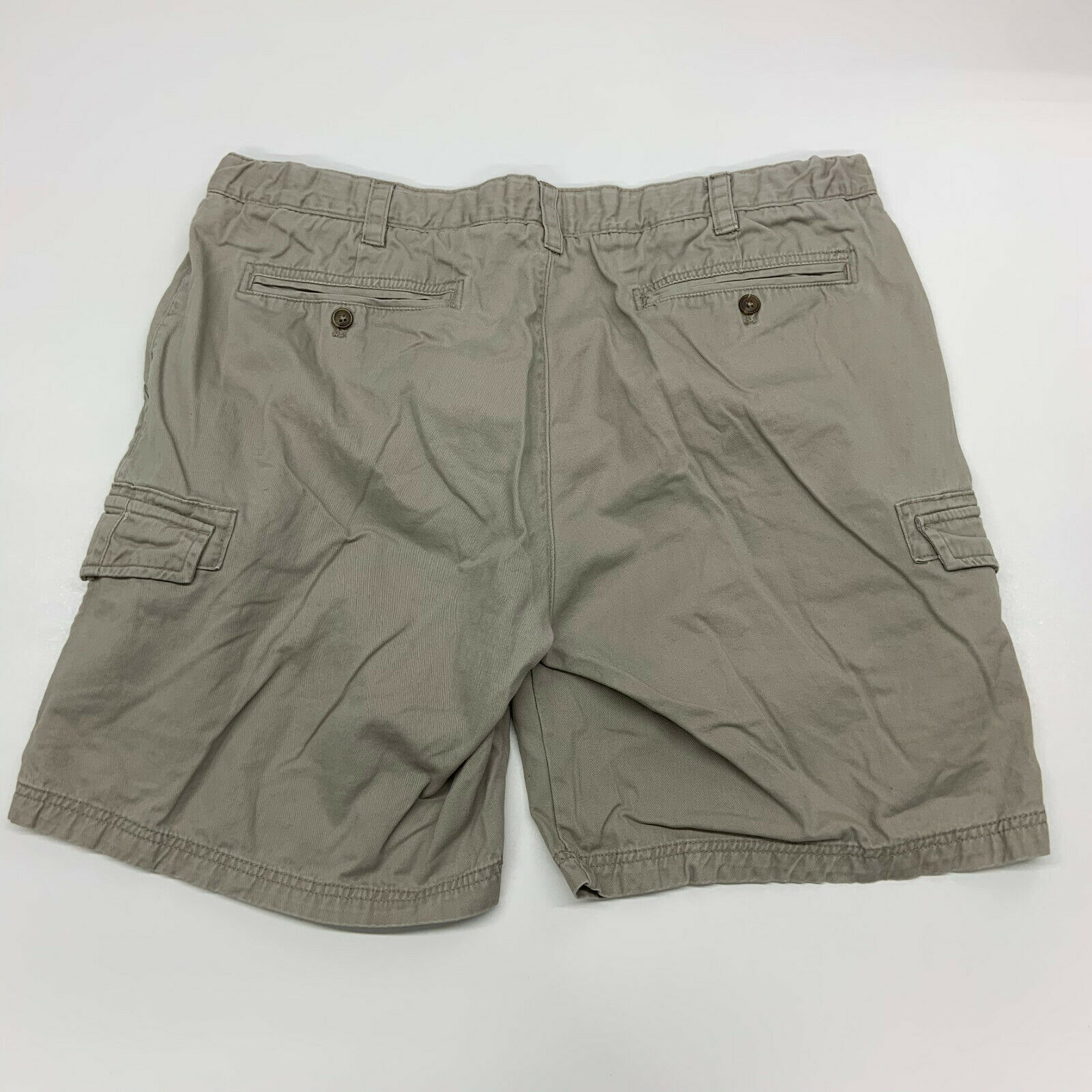 Island Republic Cargo Shorts Mens 42 Brown Multi Pocket Casual - Shorts