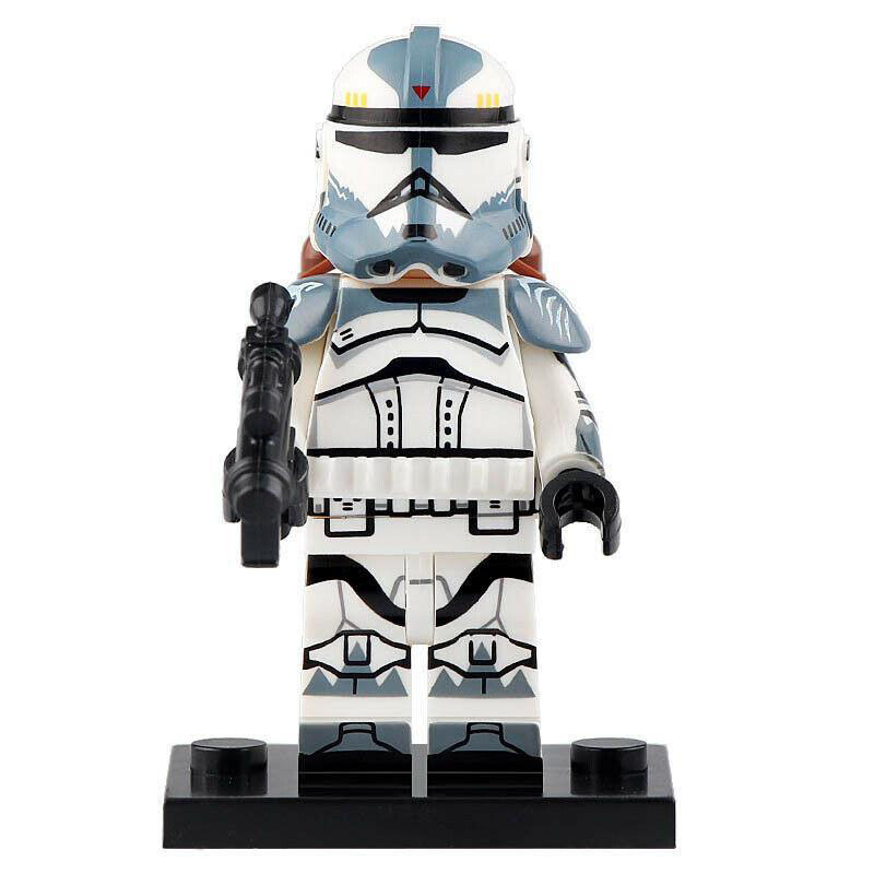 1pcs Star Wars Wolffe Clone Commander Minifigure Building Block Toys Gift